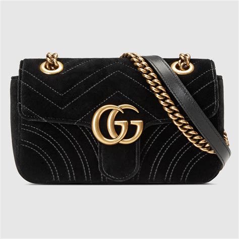 gucci marmont brown velvet bag|gucci marmont suede bag.